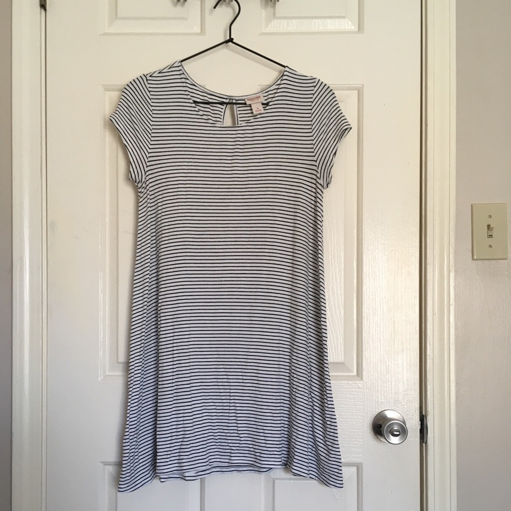 Mossimo Black and White striped Dress